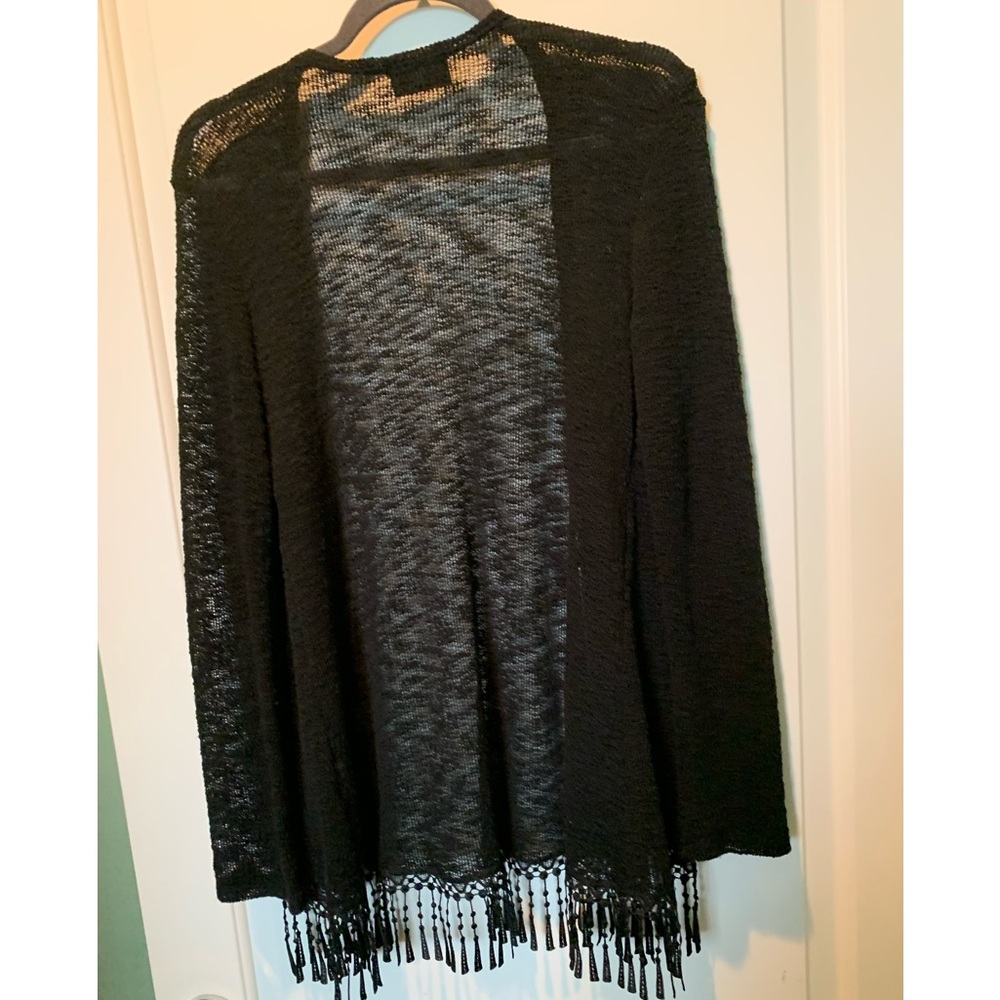 See-trough Cardigan with Tassel l Size M | Made in USA